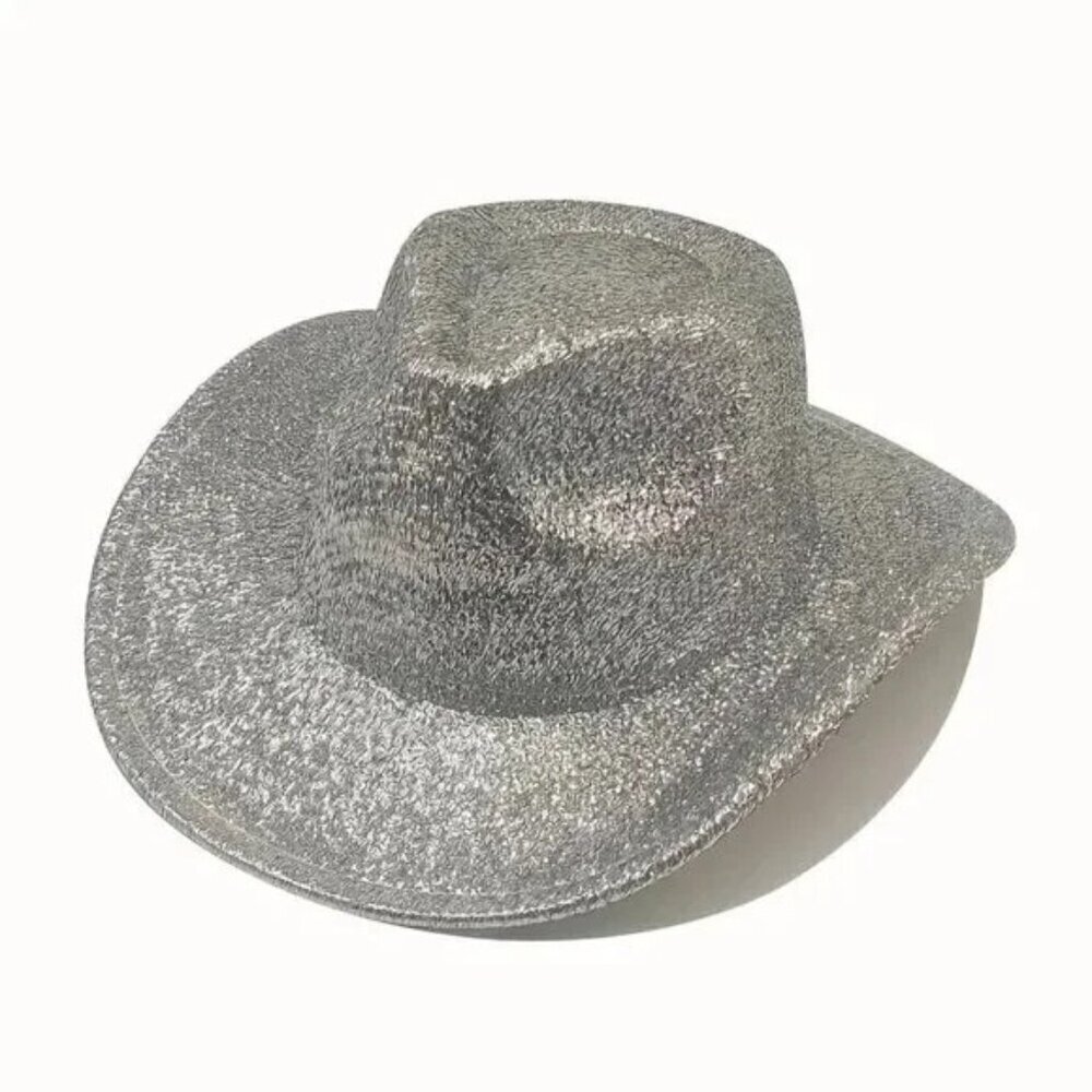 Western Sparkling Cowboy Hats (SILVERY)